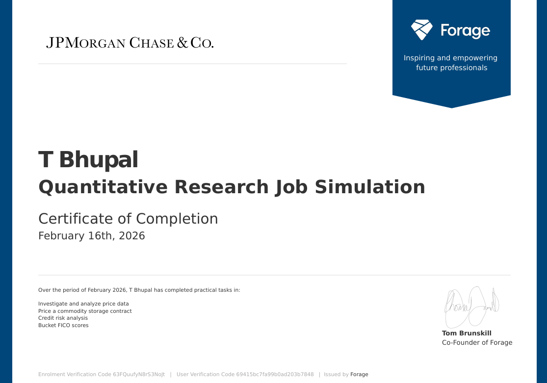 JPMorgan Quantitative Research